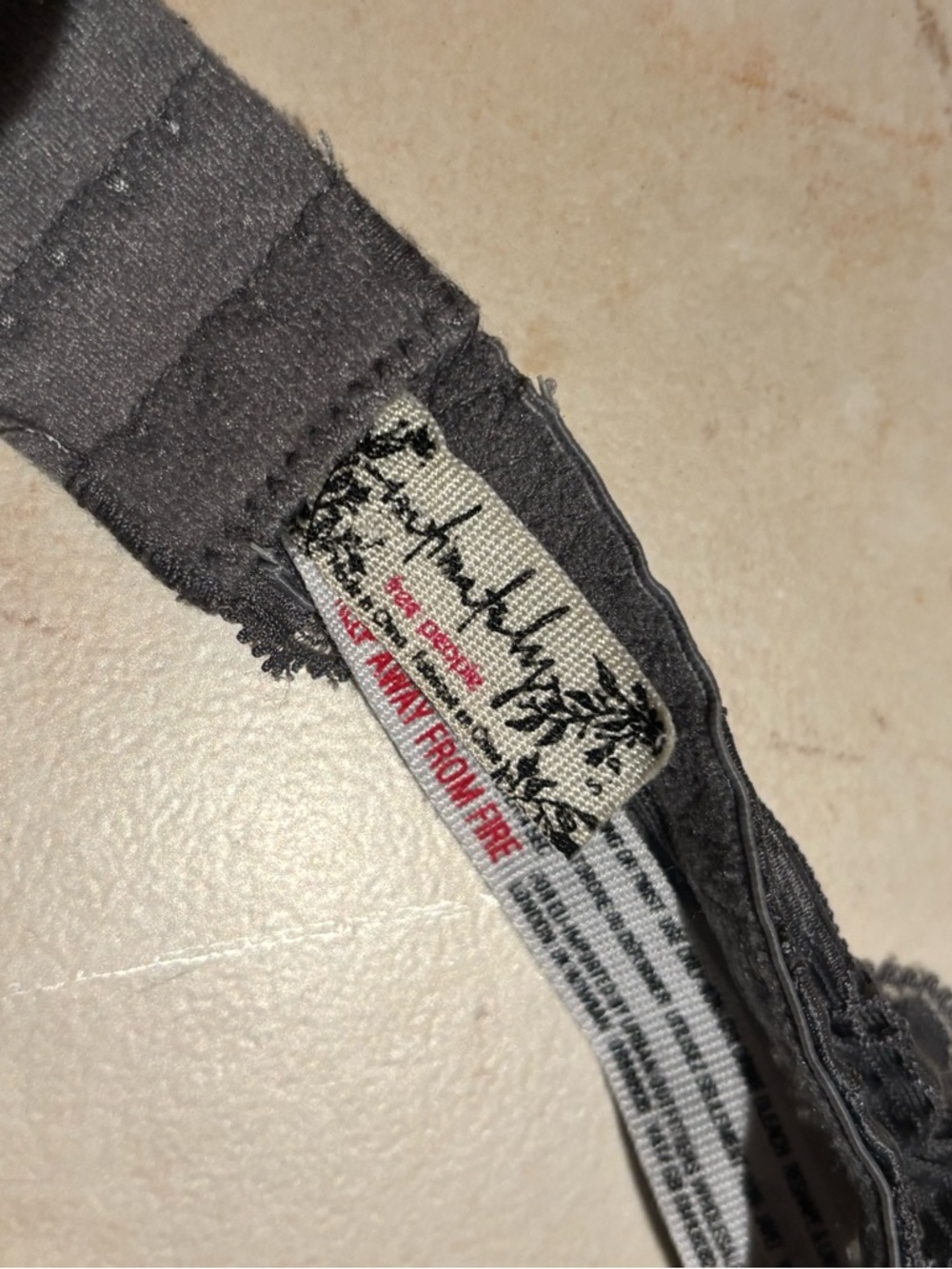 Free People Lace Halter Bralette - Gray - Picture 3 of 3